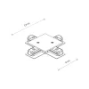 З'єднувач Nowodvorski 8836 Profile Recessed X-connector IP20 білий