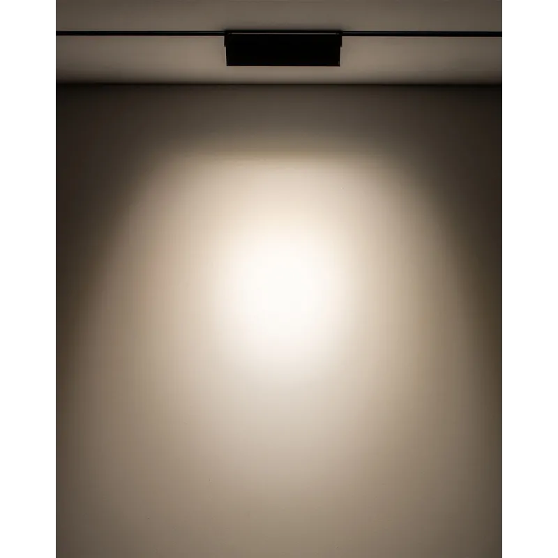 Магнітний трековий світильник Nowodvorski 10145 LVM Focus Out LED 1x9W 3000K 800Lm IP20 чорний