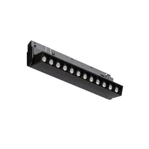 Магнітний трековий світильник Nowodvorski 10145 LVM Focus Out LED 1x9W 3000K 800Lm IP20 чорний