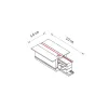 Ввід живлення Nowodvorski 8234 CTLS Recessed Power End Cap Left IP20 білий