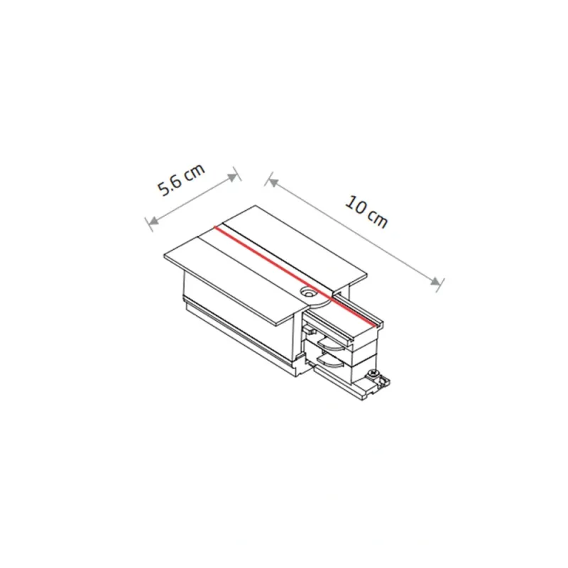 Ввід живлення Nowodvorski 8234 CTLS Recessed Power End Cap Left IP20 білий