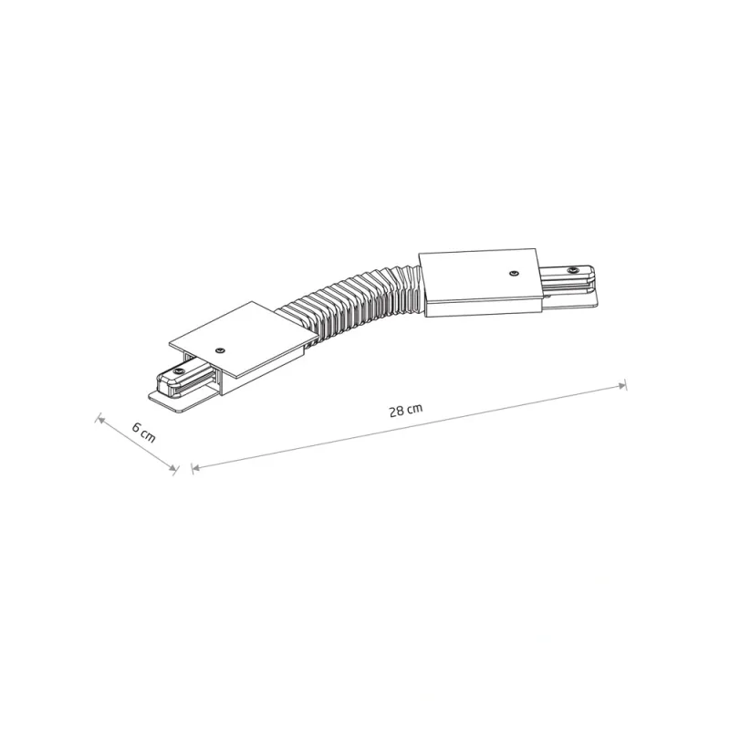 З'єднувач Nowodvorski 8385 Profile Flex Connector IP20 чорний