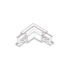 З'єднувач Nowodvorski 8705 CTLS Power L Connector L-L IP20 білий