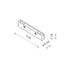 З'єднувач прямий лінійний для треків Nowodvorski 11734 NANO-LVM Straight Conductive Module IP20 чорний