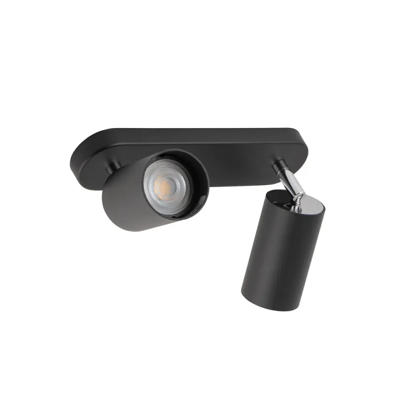 Світильник поворотний, спот Nowodvorski 6020 Eye Spot GU10 2x10W IP20 чорний