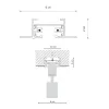 Шинопровід Nowodvorski 9012 Profile Recessed Track 1м IP20 білий