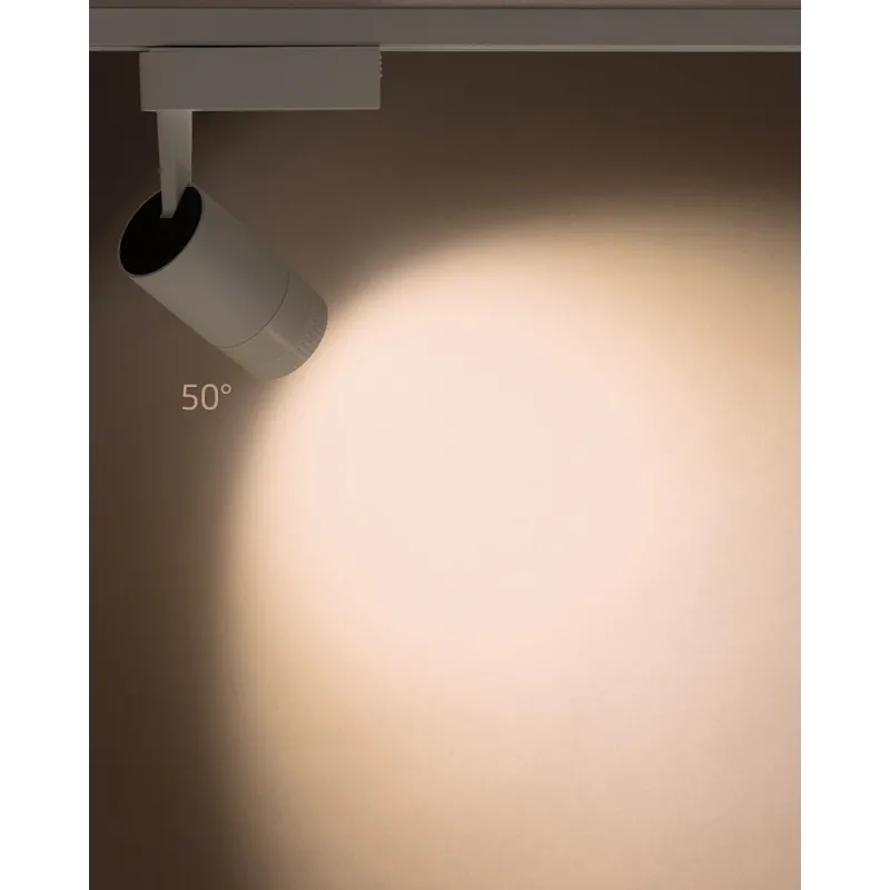 Трековий світильник Nowodvorski 7623 Profile Zoom LED 1x9W 3000K 600Lm IP20 білий