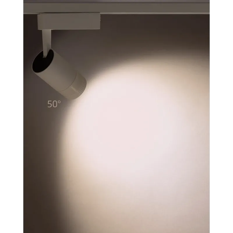 Трековий світильник Nowodvorski 7624 Profile Zoom LED 1x9W 4000K 600Lm IP20 білий