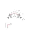 З'єднувач кутовий Nowodvorski 8227 CTLS Power L Connector Right білий