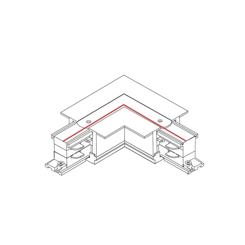 З'єднувач кутовий Nowodvorski 8230 CTLS Recessed Power L Connector Right IP20 білий