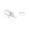 Ввід живлення Nowodvorski 8232 CTLS Power End Cap Left білий