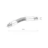З'єднувач Nowodvorski 8383 Profile Flex Connector IP20 чорний
