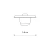 Заглушка Nowodvorski 8688 CTLS Recessed Dead End Cap IP20 біла