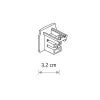 Заглушка Nowodvorski 8710 CTLS Dead End Cap IP20 біла