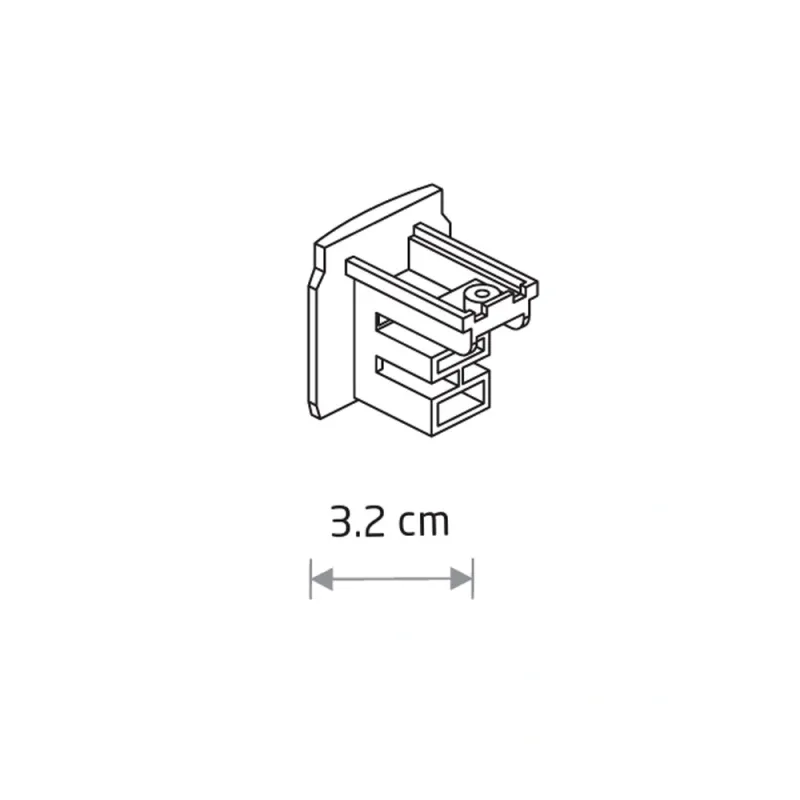 Заглушка Nowodvorski 8710 CTLS Dead End Cap IP20 біла