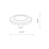 Світлодіодна лампочка Nowodvorski 9212 Reflector LED GU10 1x9W 4000K 900Lm IP20 біла
