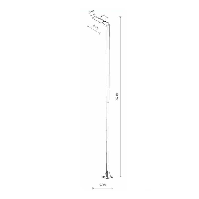 Вуличний світильник Nowodvorski 10283 Pathway LED Pro 1x60W 3000K 5700Lm IP65