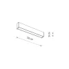Вуличний світильник Nowodvorski 11360 Outline LED S 1x20W 3000K 1200Lm IP44 чорний