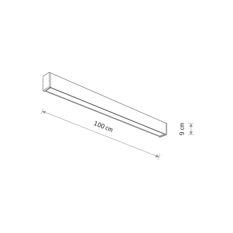 Вуличний світильник Nowodvorski 11361 Outline LED M 1x35W 3000K 1800Lm IP44 чорний