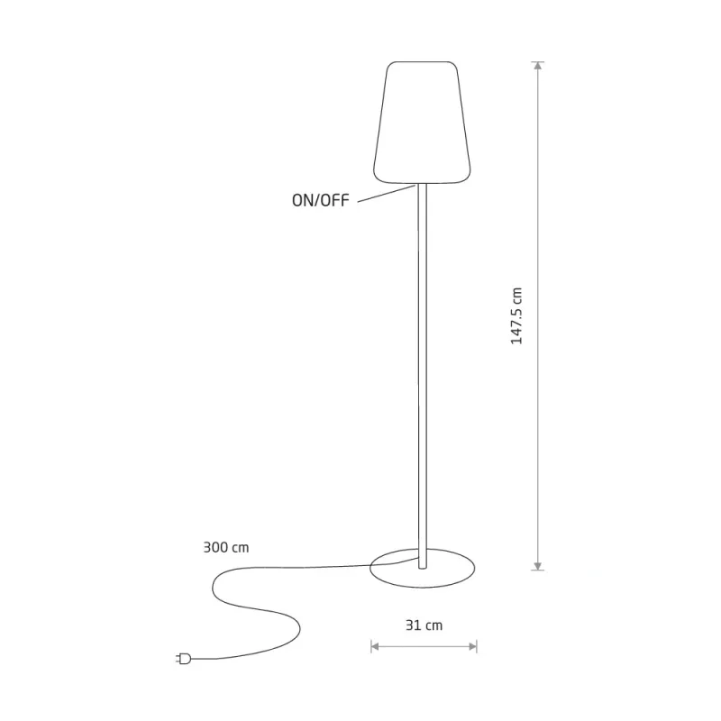 Вуличний світильник Nowodvorski 10105 Patio E27 1x25W IP44 білий