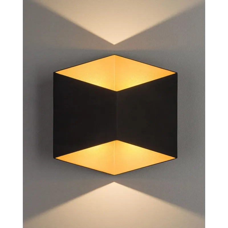 Вуличний світильник Nowodvorski 8141 Triangles LED 2x5W 3000K 750Lm IP54 чорний