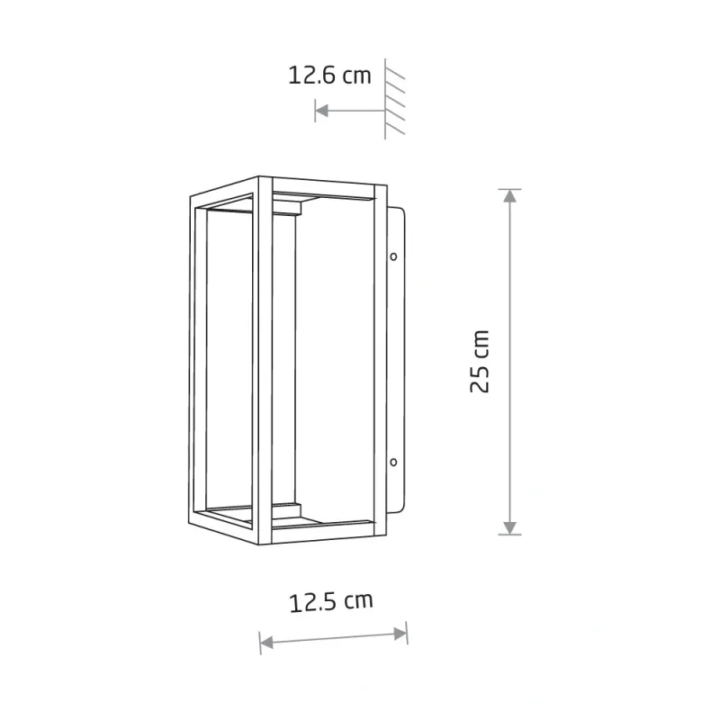 Вуличний світильник Nowodvorski 8176 Symmetry LED 1x7W 3000K 210Lm IP54 графітовий