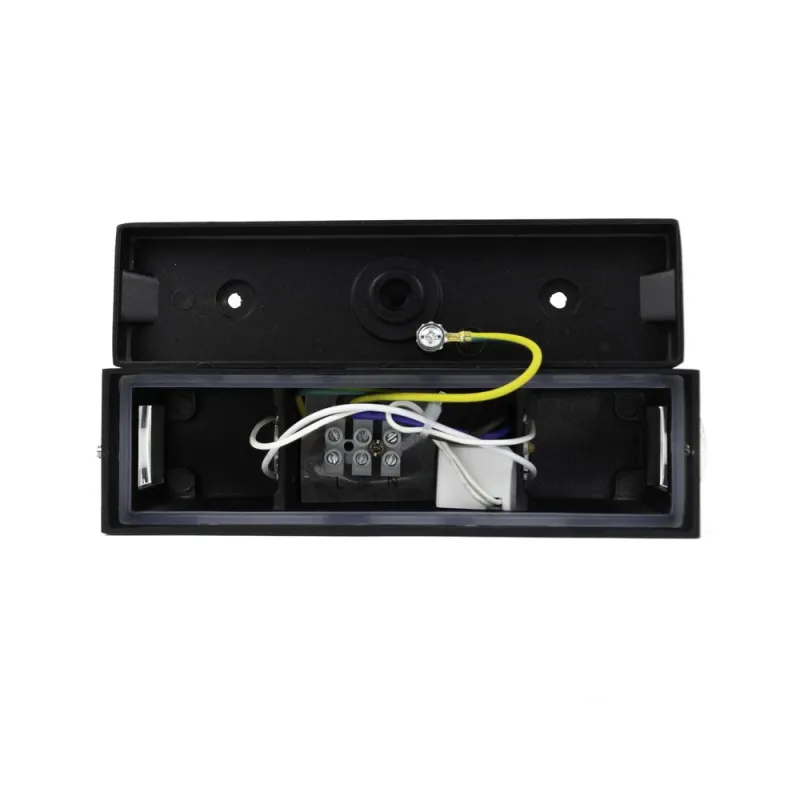 Вуличний світильник Nowodvorski 9112 Lens LED 2x2W 3000K 40Lm IP54 чорний