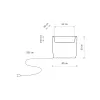 Вуличний світильник Nowodvorski 9713 Flowerpot L E27 2x25W IP44 білий