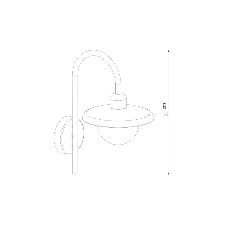Вуличний світильник Nordlux 2418191003 Berlo E27 1x10W IP44 чорний