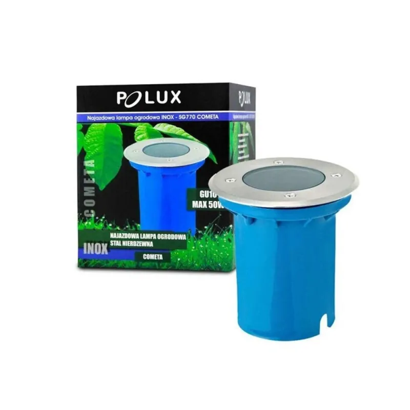 Світильник вуличний GOLDLUX 209016 Cometa GU10 1x50W IP65 нікелевий