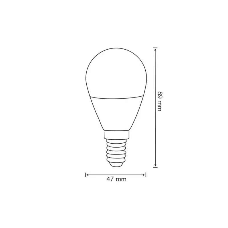 Розумна світлодіодна лампа Sanico Goldlux Wi-Fi E14 G45 5.5W ТЕПЛИЙ 2700K~ХОЛОДНИЙ 6500K + RGB TUYAsmart – 313799