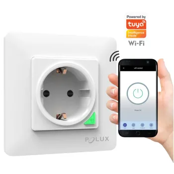 Sanico Goldlux Wi-Fi SMART розетка прихованого монтажу TUYAsmart IP20 – 315939