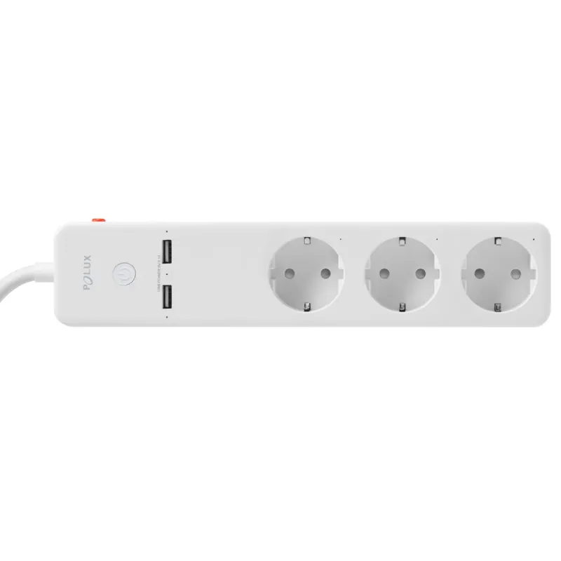 Подовжувач Sanico Goldlux Wi-Fi SMART з вимикачем + 2 x USB TUYAsmart IP20 – 315946
