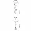 Подовжувач Sanico Goldlux Wi-Fi SMART з вимикачем + 2 x USB TUYAsmart IP20 – 315946
