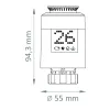 Sanico Goldlux Wi-Fi SMART TUYAsmart ZIGBEE IP21 Термостатична головка – 317469