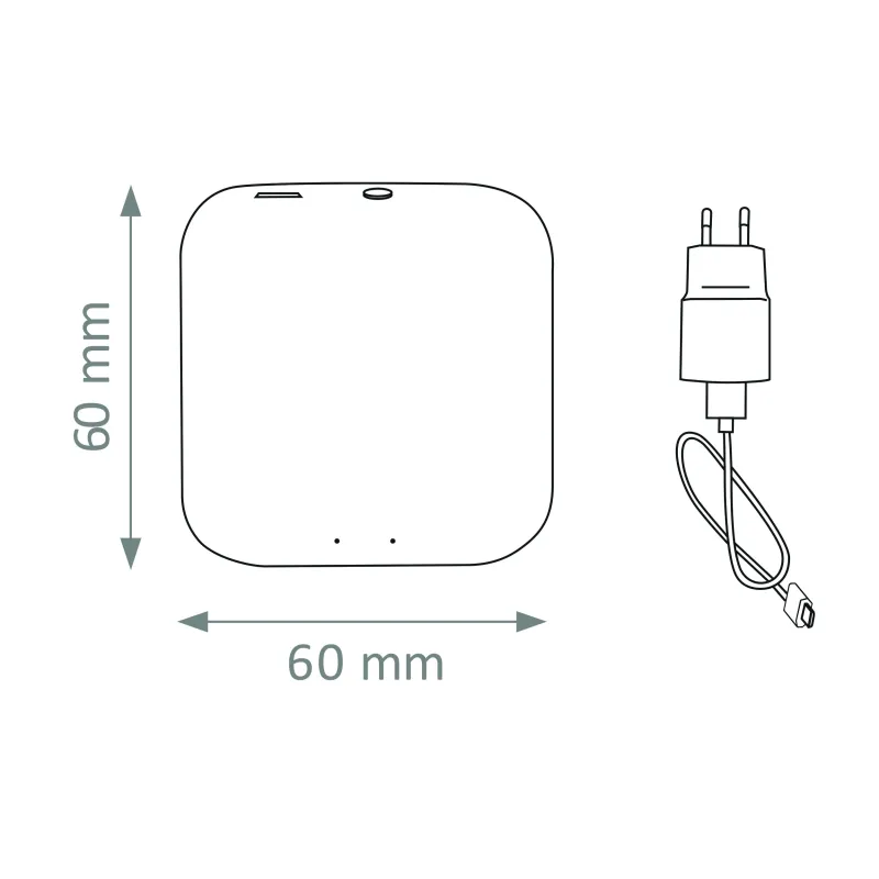Шлюз Sanico Goldlux Wi-Fi SMART ZIGBEE TUYAsmart IP21 – 317476
