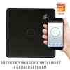 Односенсорний вимикач Sanico Goldlux Wi-Fi SMART чорного кольору з конденсатором TUYAsmart IP20 – 319050