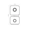 Внутрішня камера Sanico Goldlux Wi-Fi Tuya COSMO W6 IP20 - 329271
