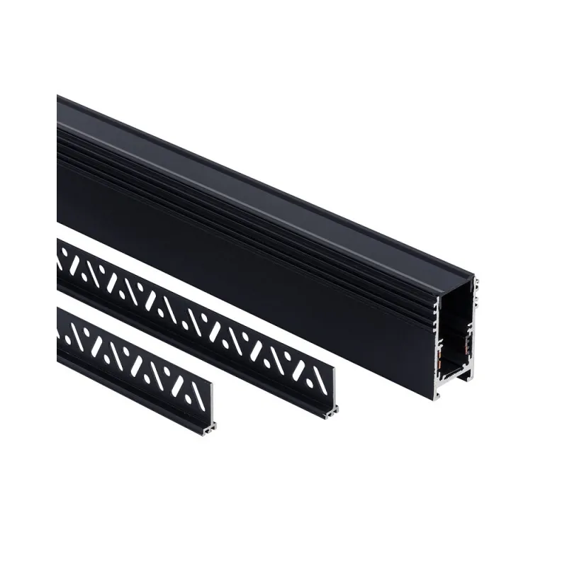 Магнітний шинопровід врізний Nowodvorski 10157 LVM Recessed Track 2m IP20 чорний