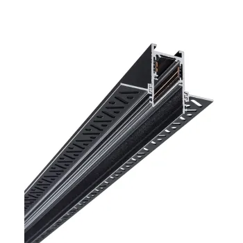 Магнітний шинопровід врізний Nowodvorski 10157 LVM Recessed Track 2m IP20 чорний