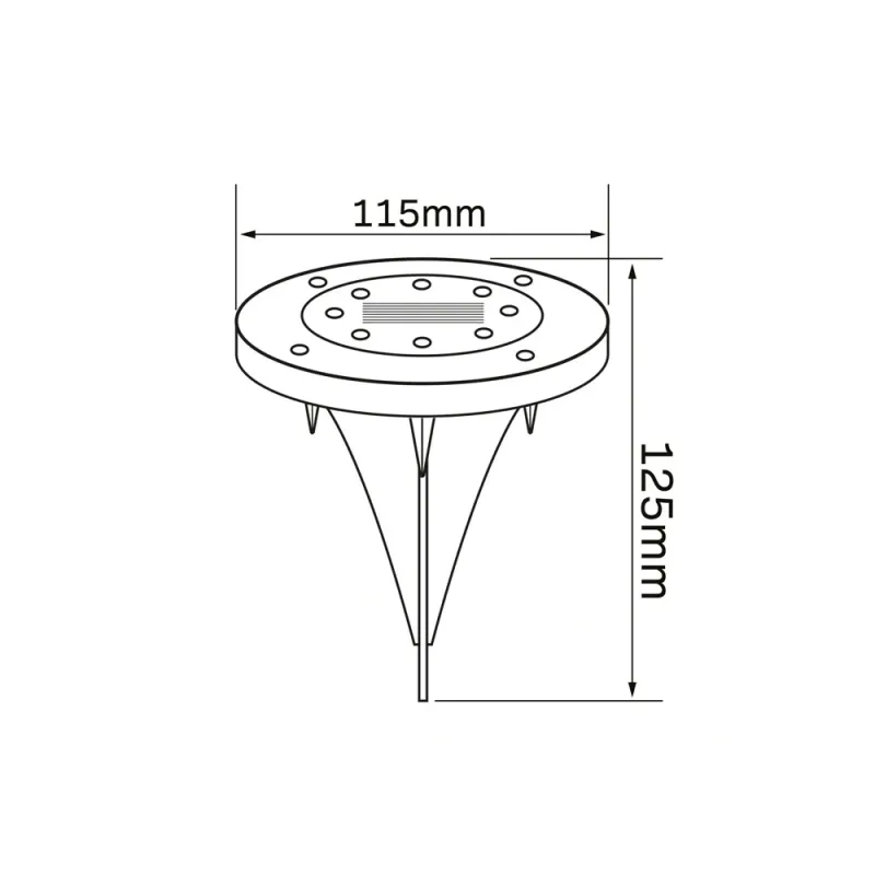 Світильник вуличний GOLDLUX 330246 Solly LED