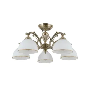 Люстра Italux PND-5122-5 Feneza E27 5x40W IP20 бронзова