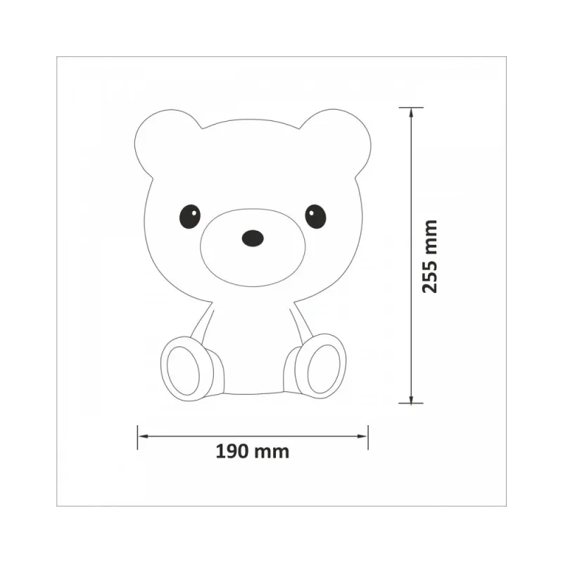 Настільна лампа Goldlux 308221 Mis LED 1x2.5W 3000K 59Lm IP20 біла